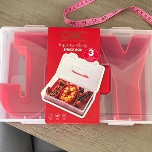 CWC Red Snack Box - Perfect On-The-Go Food Storage